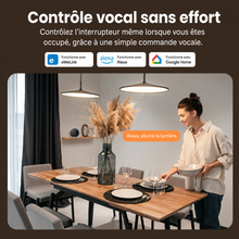 Controle vocal Neodom avec interrupteur compatible eWeLink Alexa et Google Home.