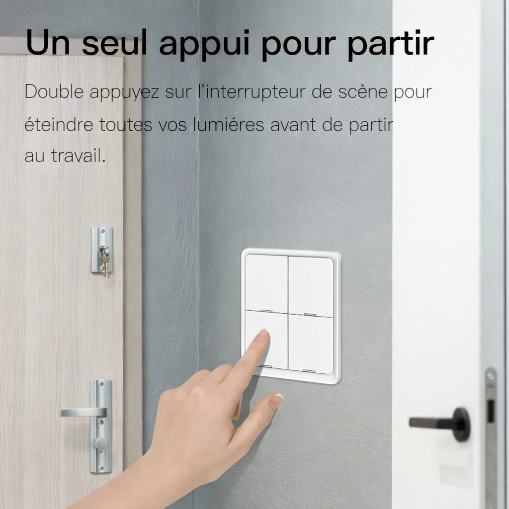 Interrupteur scene Zigbee depart maison