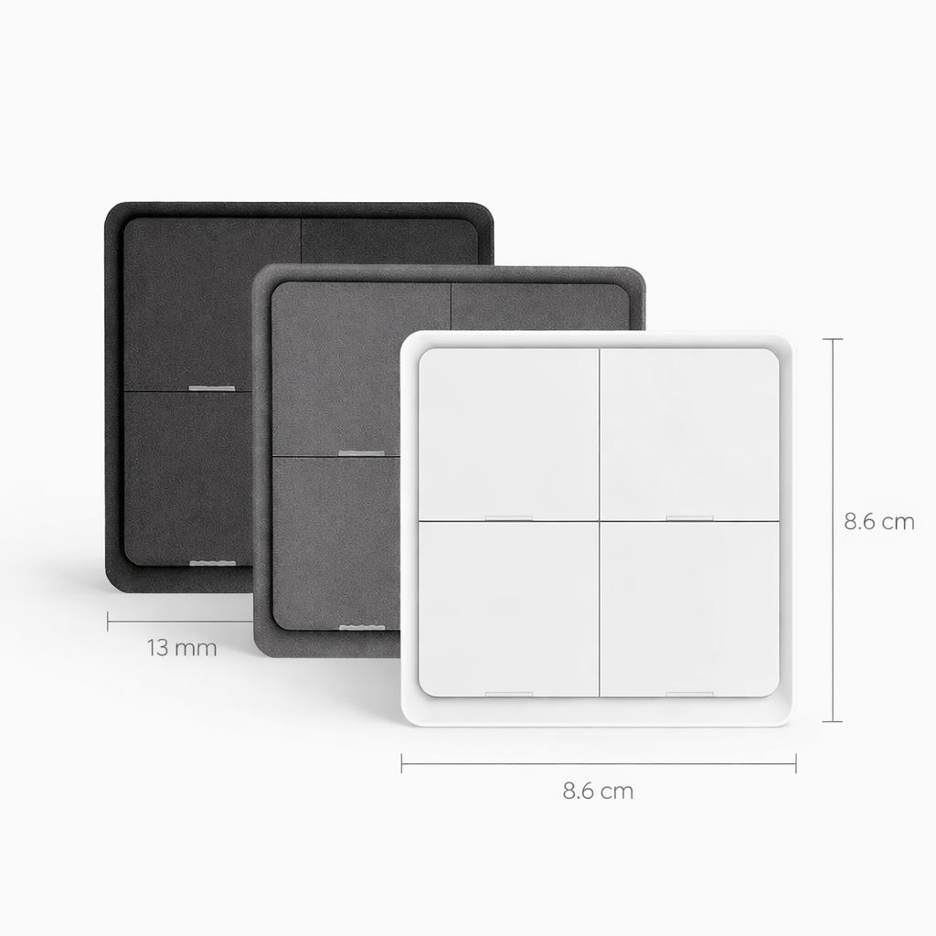 Interrupteur scene Zigbee gamme dimensions