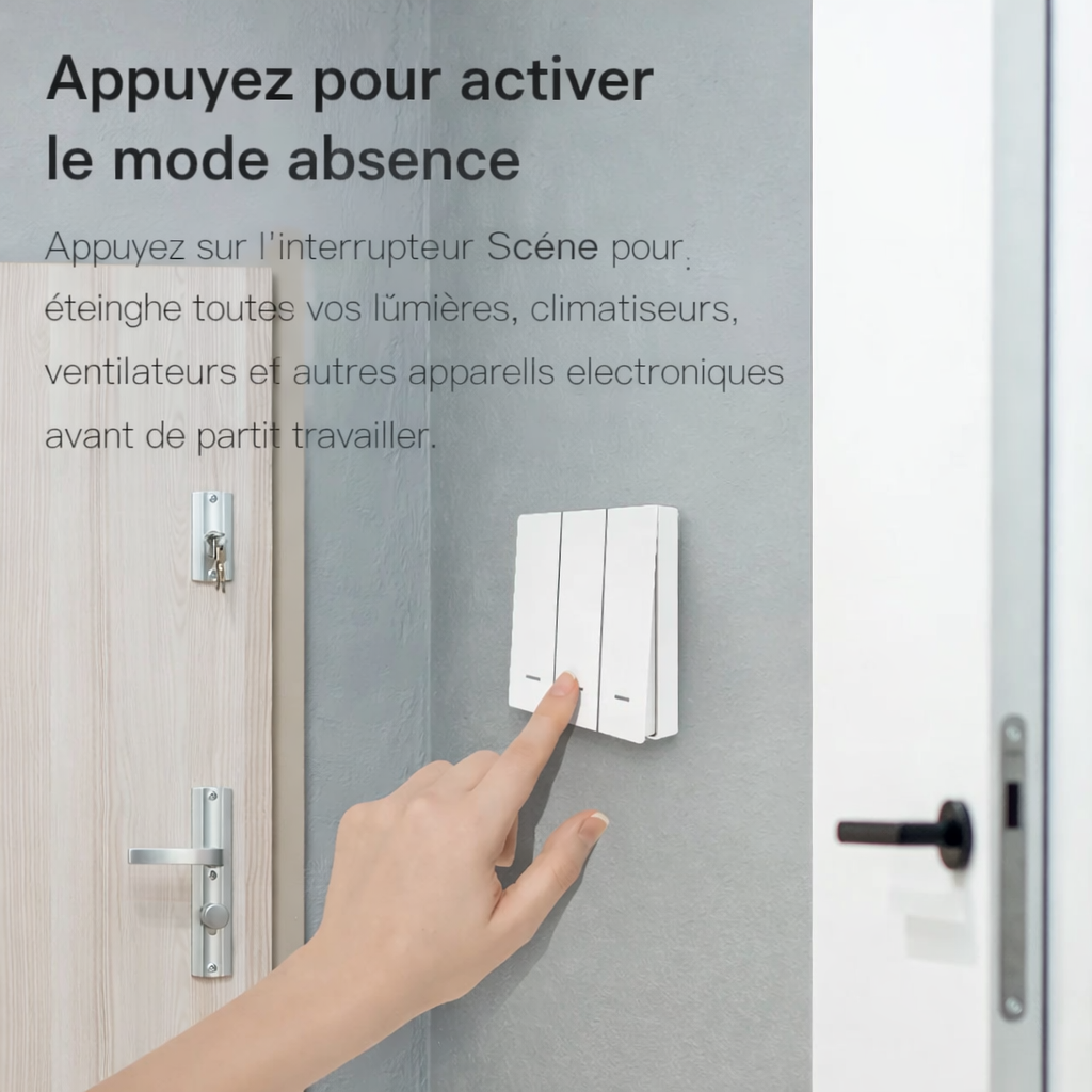 Interrupteur scene Zigbee mode absence