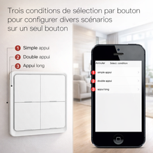 Interrupteur scene Zigbee scenarios par bouton