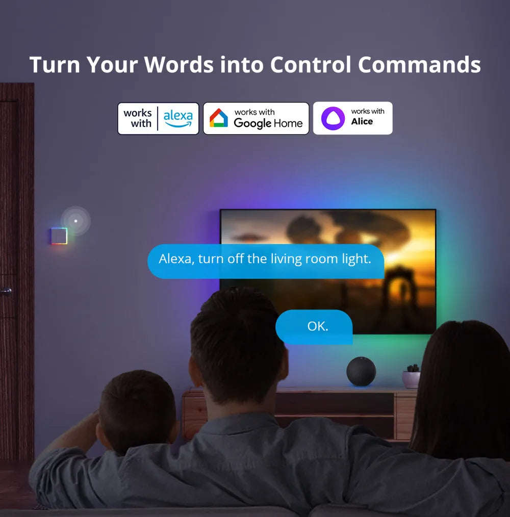 Commandes vocales SONOFF TX Ultimate avec Alexa, Google Home et Alice.