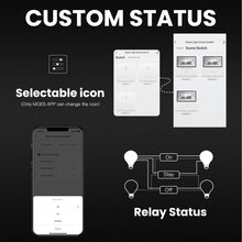 NéoTab Comfort avec statuts personnalisés et icônes configurables dans l’application.