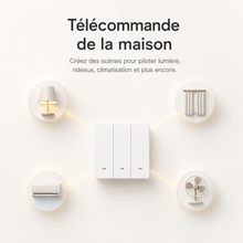NéoScene 3 Comfort utilisé comme télécommande pour piloter plusieurs zones de la maison.