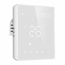 Gros plan du NéoPure Comfort blanc avec écran LED tactile affichant 26,5 degrés.