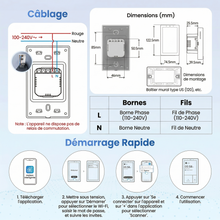 Thermostat cablage et demarrage rapide