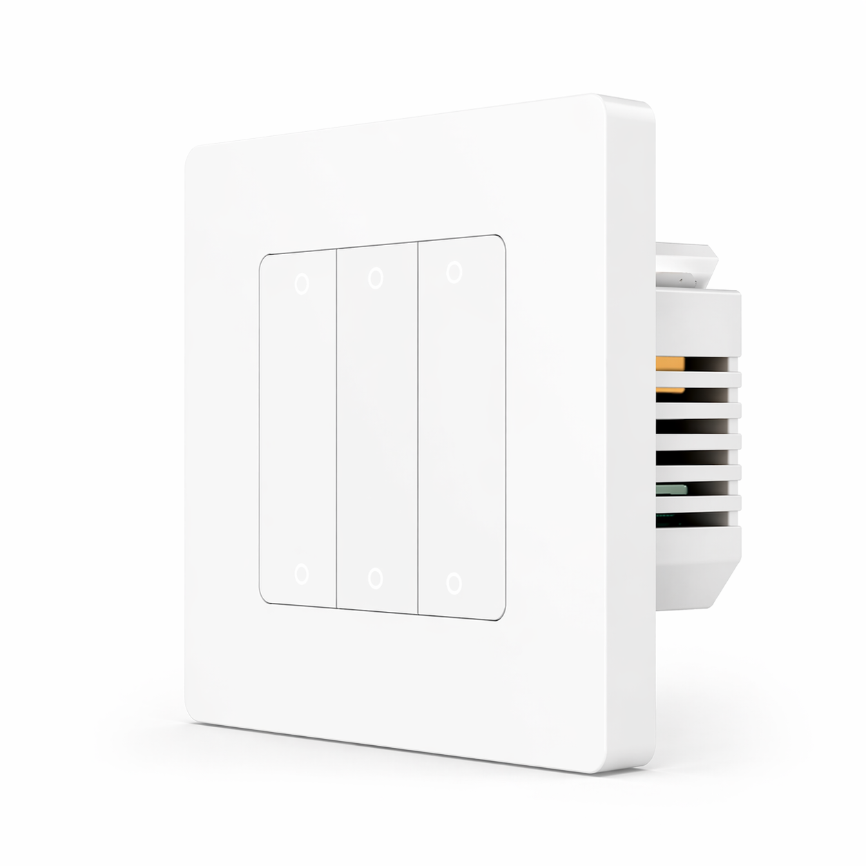 Thermostat mural blanc boitier