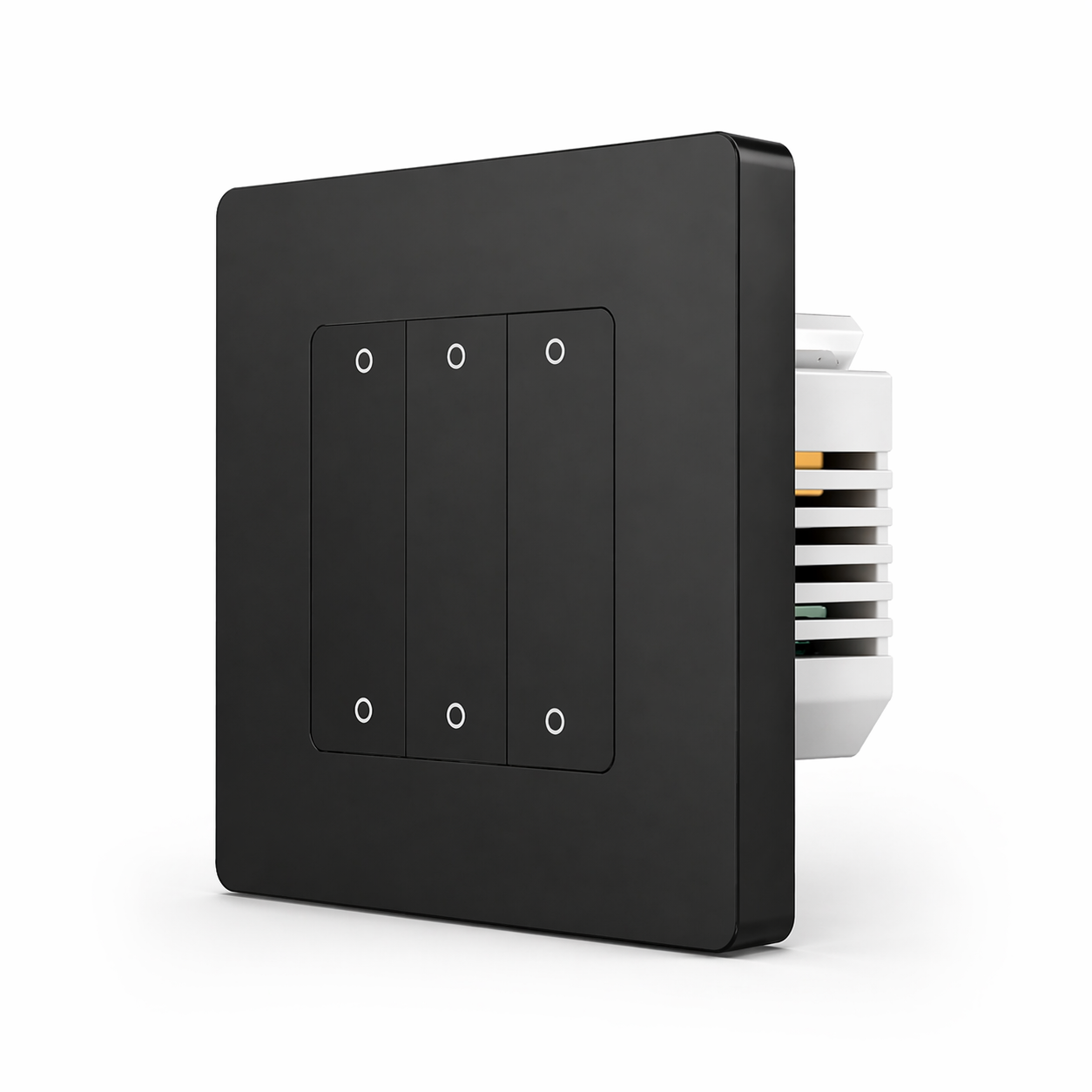 Thermostat mural noir boitier