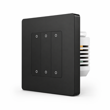 Thermostat mural noir boitier