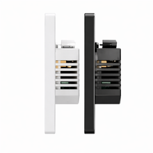Thermostat mural profils noir et blanc