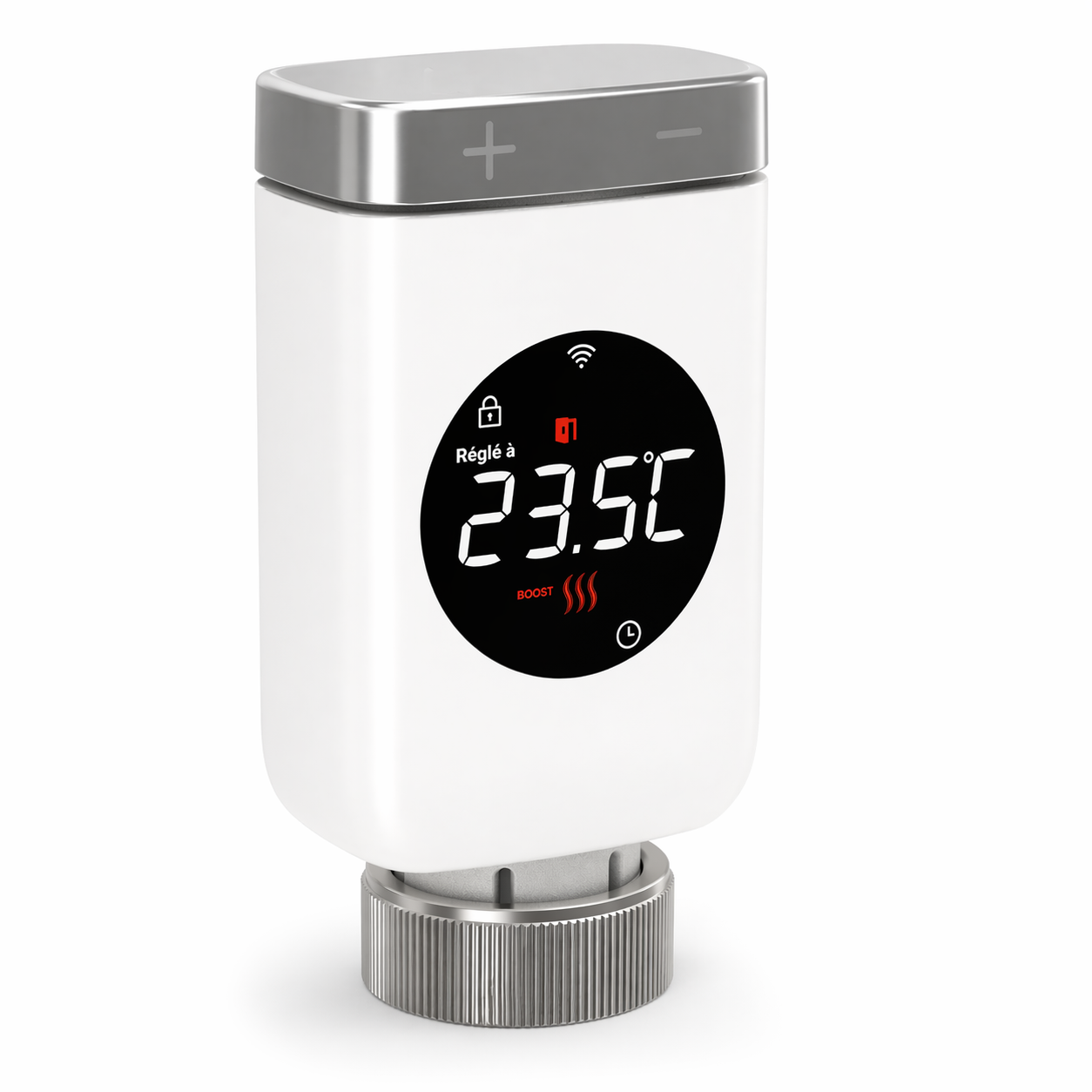Thermostat radiateur avec ecran