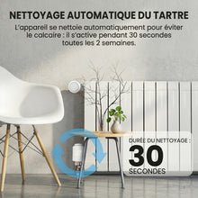 Nettoyage automatique du tartre pour vanne thermostatique sur radiateur.