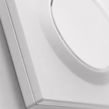 Variateur rond detail bouton tactile