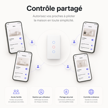 Variateur tactile controle partage