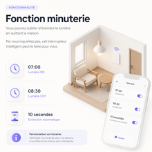 Variateur tactile fonction minuterie